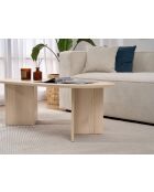 Couchtisch Pusula aus Eichensand - 119x40x60 cm