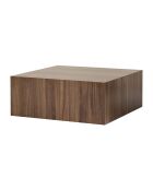 Prizma Venezia Couchtisch aus Nussbaumholz - 90x35x90 cm