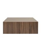 Prizma Venezia Couchtisch aus Nussbaumholz - 90x35x90 cm