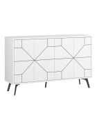 Consola Dune blanca - 123x62,4x35 cm