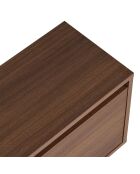 Sentinel Milano notenhouten tv-meubel - 160x42x30 cm