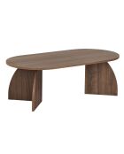 Melina Venezia Couchtisch aus Nussbaumholz - 120x40x60 cm