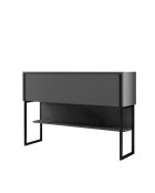 Comò di lusso nero/antracite - 120x80x30 cm