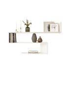 Mensola da parete bianca Wl10-W - 120x71,4x14,5 cm