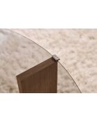 Clara Couchtisch Saphir/Raucheiche - 75x40x75 cm