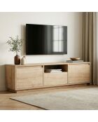 Sentinel TV-Ständer aus Saphir-Eiche, 160x42x30 cm