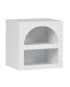 Table de chevet Nest blanche - 50x50x40 cm