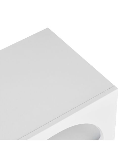 Table de chevet Nest blanche - 50x50x40 cm