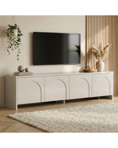 Porta TV Aurelia crema - 180x45x32 cm