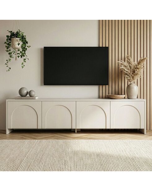 Porta TV Aurelia crema - 180x45x32 cm