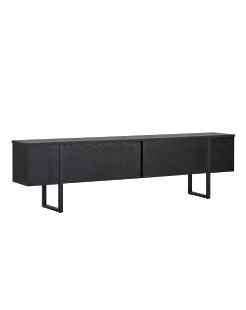 Onera TV-Ständer schwarz/schwarzes Holz - 180x50x30 cm