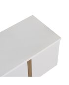 Soporte TV Onera blanco/dorado - 180x50x30 cm