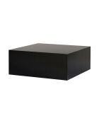 Tavolino Prizma in legno nero - 90x35x90 cm