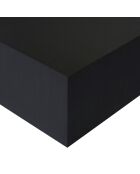 Tavolino Prizma in legno nero - 90x35x90 cm