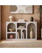 Vian 120 Konsole aus Travertinmarmor/Sandstein, 120x74x37 cm