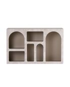 Vian 120 Konsole aus Travertinmarmor/Sandstein, 120x74x37 cm