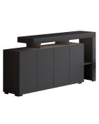 Consola Beliz antracita - 170x80x35 cm