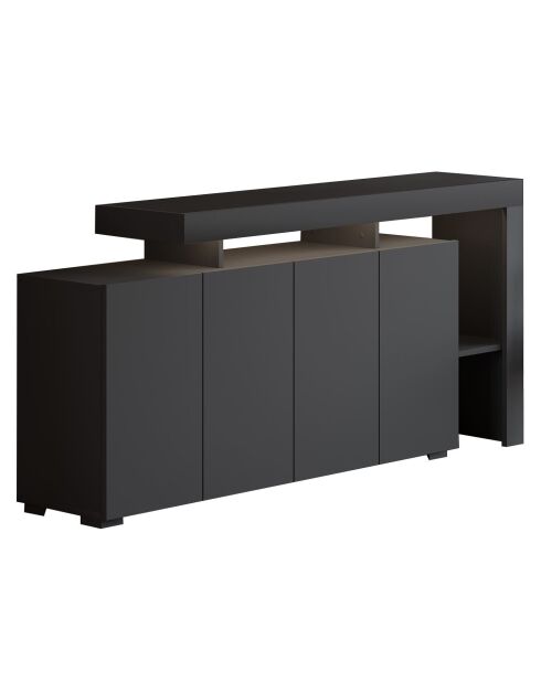 Consola Beliz antracita - 170x80x35 cm