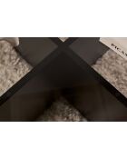 Aeris Couchtisch schwarz/Rauchholz - 75x35x75 cm