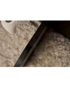 Aeris Couchtisch schwarz/Rauchholz - 75x35x75 cm