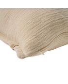 Coussin décoratif en coton Eldorado beige - 45x45 cm
