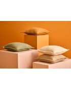 Coussin décoratif en coton Eldorado beige - 45x45 cm