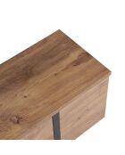 Onera Fernsehtisch aus Atlantikkiefer/Schwarz - 180x50x30 cm