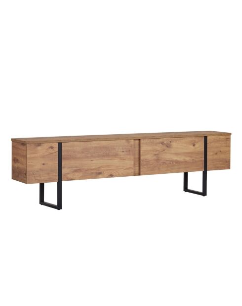 Onera Fernsehtisch aus Atlantikkiefer/Schwarz - 180x50x30 cm