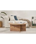Mesita Soleil Atlantic de pino - 90x40x90 cm