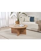 Mesita Soleil Atlantic de pino - 90x40x90 cm