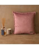 Roze sierkussen van Gemma fluweel - 45x45 cm