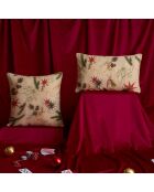 Coussin décoratif en coton Claus multicolore - 45x45 cm