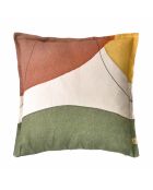 Coussin décoratif en lin Kanvas tuile - 45x45 cm