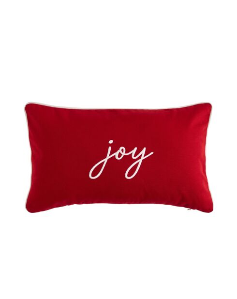 Sierkussen Joy cherry katoen - 50x30cm