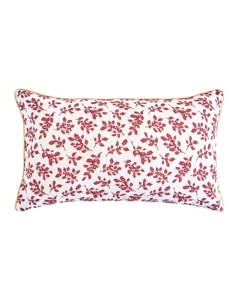 Maretakrood katoenen sierkussen - 50x30cm