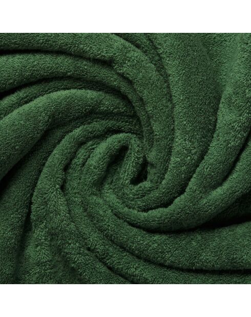 Ensemble de salle de bain en coton Elisa vert - 8 pièces