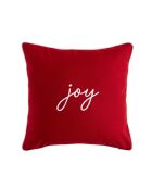Dekokissen Joy aus Baumwolle, Kirsche, 45 x 45 cm