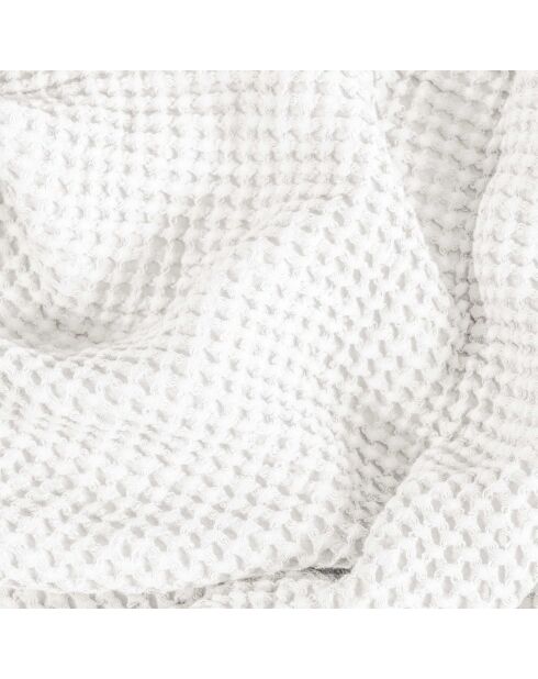 Serviette de douche en coton Milo blanc - 100x150 cm