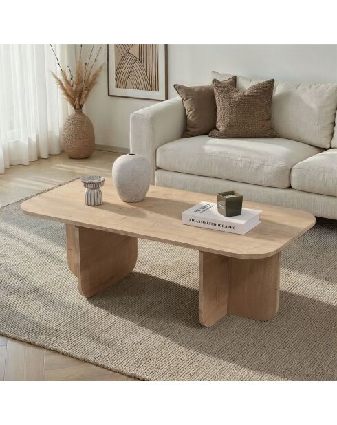 Table basse Akira chêne saphir - 120x41x60 cm