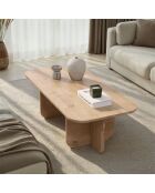 Table basse Akira chêne saphir - 120x41x60 cm