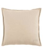 Coussin décoratif en coton Cloe beige - 45x45 cm