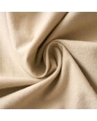 Coussin décoratif en coton Cloe beige - 45x45 cm