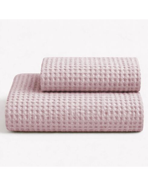 Lot de 2 serviettes éponges visage , invité en coton Milo incense - 110x60 + 60x40 cm