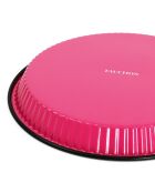 Moule à tarte noir / fuschia - 28cm