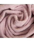 Lot de 2 serviettes éponges visage , invité Washed roses - 110x60 + 60x40 cm