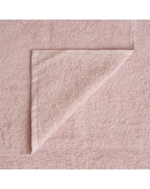 Lot de 2 serviettes éponges visage , invité Washed roses - 110x60 + 60x40 cm