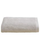 Serviette de douche en coton Elisa huître - 100x150 cm