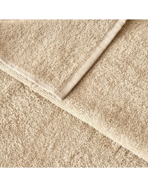Set di 2 asciugamani per viso e ospiti in cotone Louvre beige - 110x60 + 60x40 cm