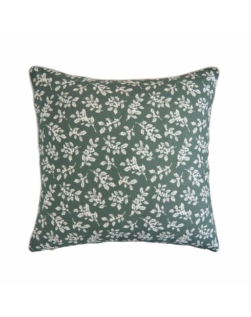 Decoratief kussen van maretakspar in katoen - 45x45 cm