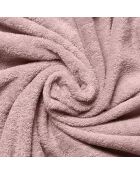 Ensemble de salle de bain en coton Elisa rose - 8 pièces